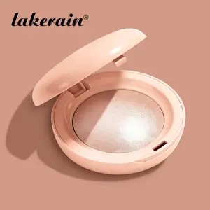 Lakerain Baked Glow Seeker Highlighter Powder, All Day Illuminator Long-Lasting & Smudge-Proof, Weightless Silky Formula for a Radiant Glow Finish, Water-Resistant & Transfer-Resistant Makeup, 4 Shades for All Skin Tones