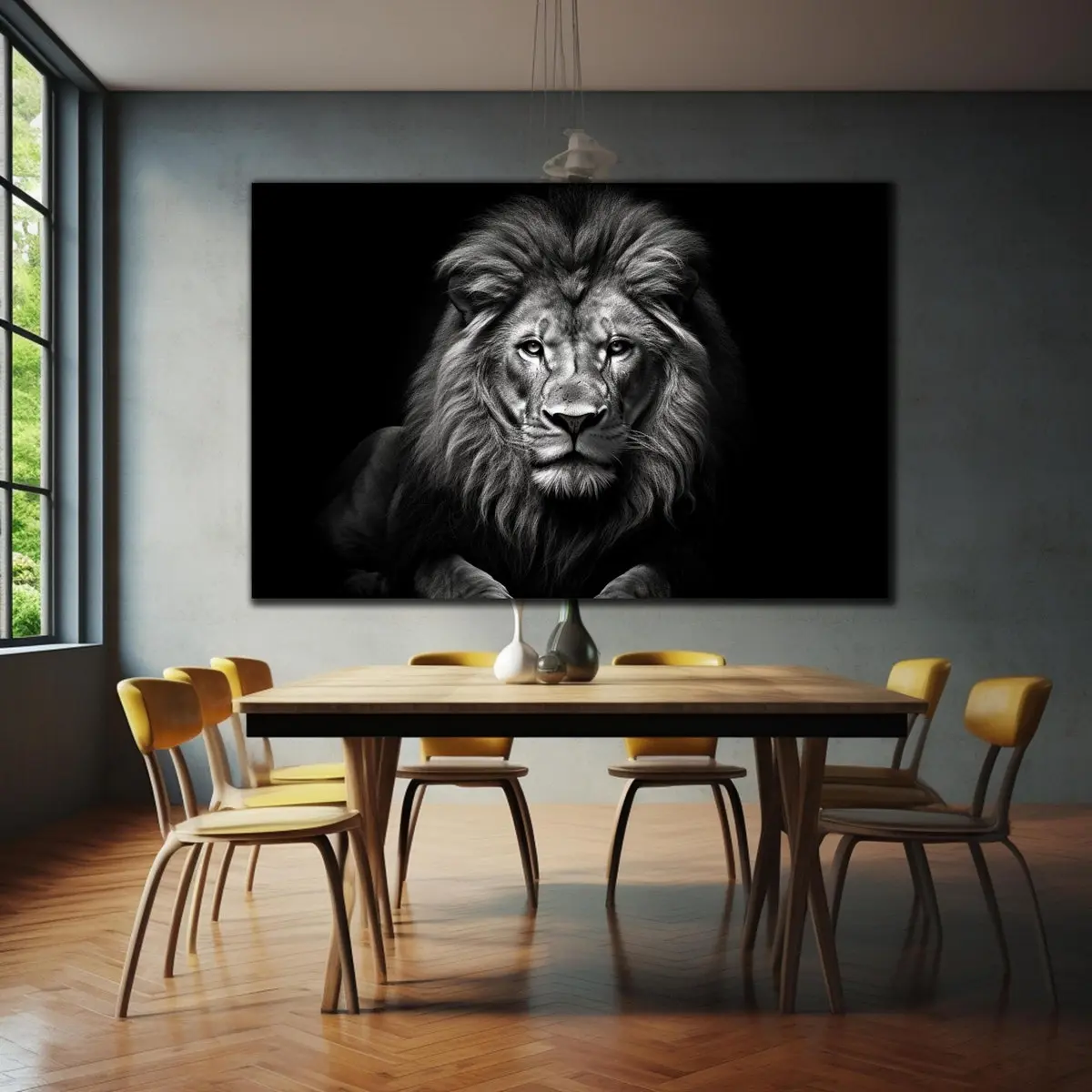 Lion Poster , Animal Print , Extra Large Wall Art, Housewarming Gifts, Home Decor