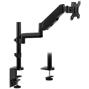 Single Monitor Desk Mount with Pole