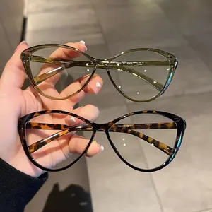 2026 Spring/Summer New Arrival Triangular Cat-Eye & Butterfly Style Blue Light Blocking Eyeglass Frames — Trendy Y2K Spicy Girl Fashion Glasses
