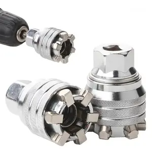 Adjustable Universal Socket Wrench, 3/8 Drive Multi-Function Sleeve Wrench, Professional Sockets Tools for Ratchet Torque Wrench and Power Drill