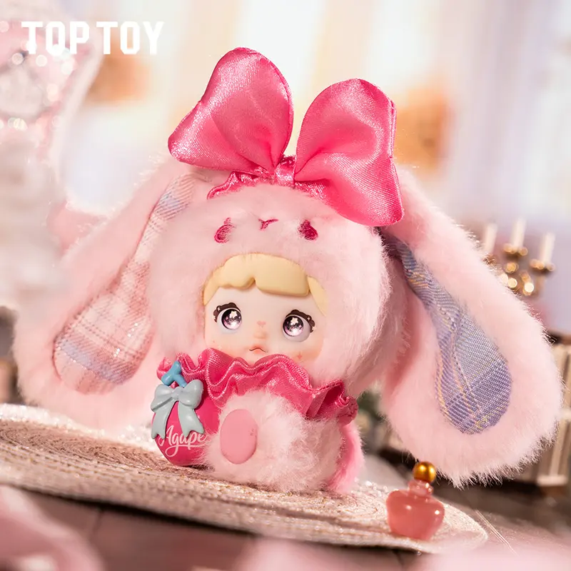 TOPTOY Nommi X Heymi-The Entwined Fate Stuffed Figure Doll, Cute Kawaii Huggable Soft Stuffed Animal Collectible, Cute Stuffed Animal
