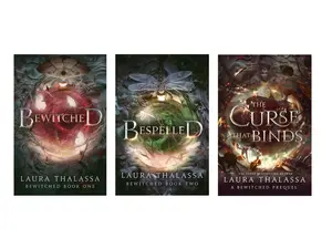 Bewitched 3-Book Fantasy Series by Laura Thalassa - Bewitched, Bespelled, The Curse That Binds (Paperback, Magic, Henbane Coven, Memnon)