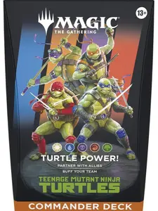Magic the Gathering - Commander Deck - Turtle Power! - Commander: Teenage Mutant Ninja Turtles (TMC) - Qty 1