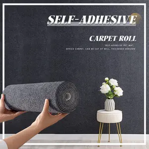 Self-Adhesive Cuttable Washable Reusable Floor Mat, Multiple Sizes, Pet-Friendly, Office Hotel Stair Pad, Home Ground Renovation