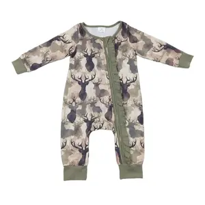 Baby Girl Camo Romper Deer Onesie Newborn Baby Gift Toddler Girl CLothes