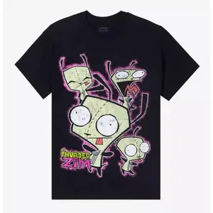Invader Zim GIR Distressed Collage T-Shirt