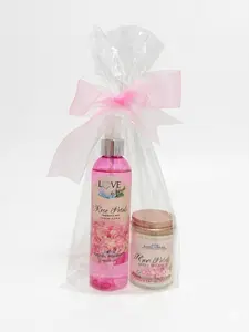 Rose Petals Gift Set - Estuche de Regalo de Rosas - Colonia de Rosas + Vela