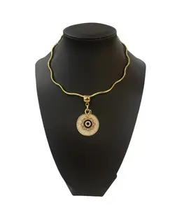 Gold Evil Eye Protection Necklace