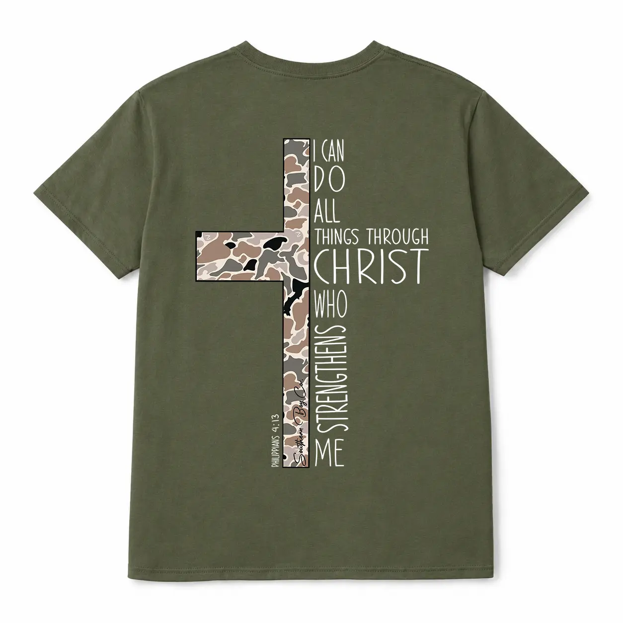 Adult & Youth Christ Strengthens Me Tee, #southernboy clothes, boy clothes, western baby clothes, hunting season