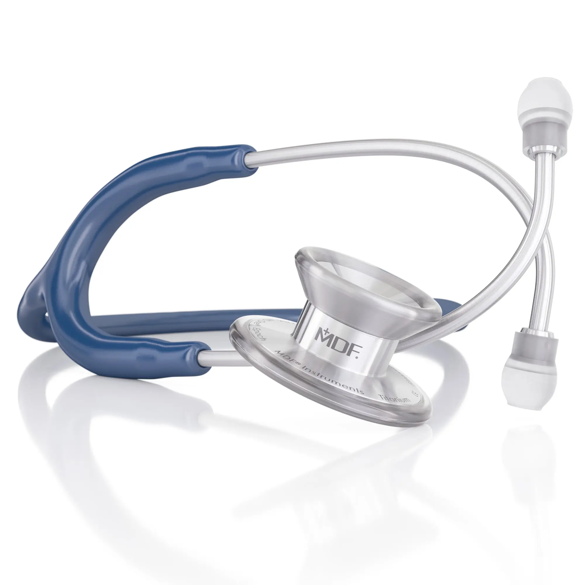 MD One® Epoch® Titanium Adult Stethoscope - Navy Blue