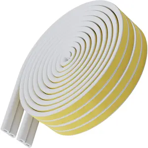 66  Self Stick  Weather Stripping Door Window Seal Draft Stopper Insulation Tape for Windows and Doors Soundproof Weatherstripping Gap Blocker