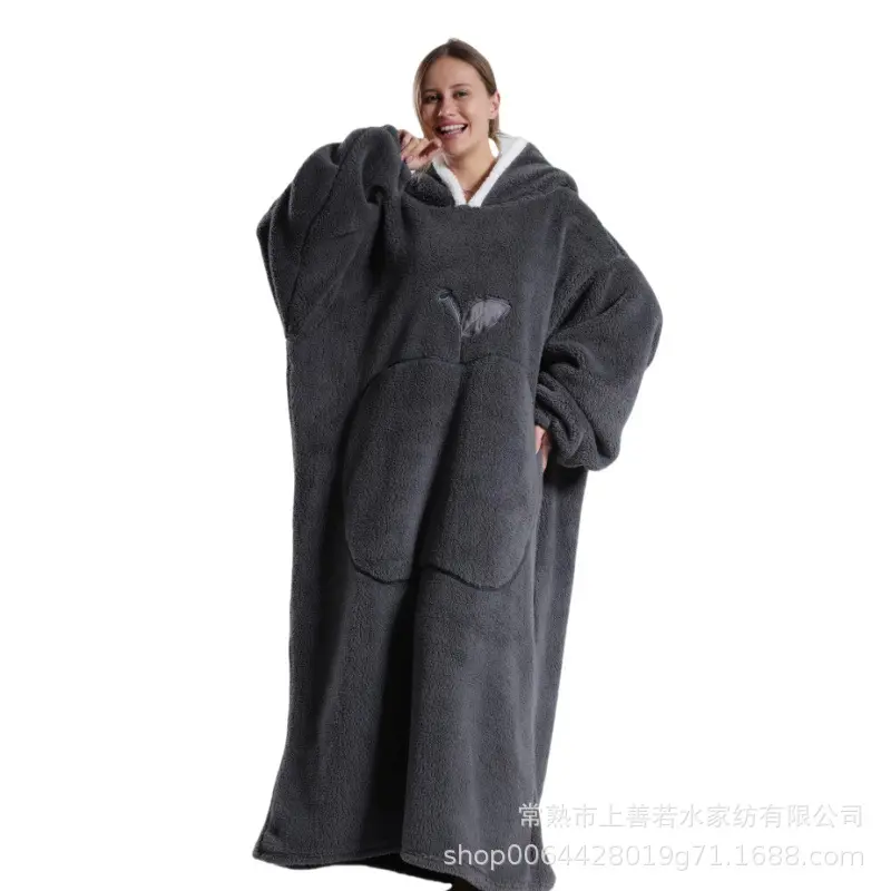 Dark gray apple lazy suit