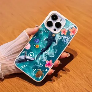 Whale Shark Jellyfish Magnetic Case for iPhone 17Air 16 Pro Max 15 14 13 12 11 | Eco-Friendly Shockproof Cover | Tropical Ocean Art Design | Magnetic Protective Phone Case