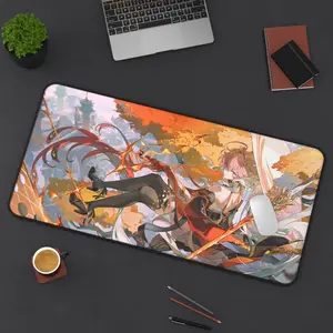 Changli WuWa Artistic Desk Mat Mouse Pad, Gaming Mousepad, Wuthering Waves Desk Pad, Changli Mouse Mat | Gift Idea | Home Office | Room Decor | PC Accessories