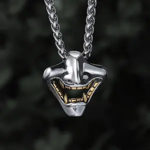 GTHIC Kobe Japan Fangs Ghost Stainless Steel Pendant for Men and Women Fashion Accessories Daily Wear