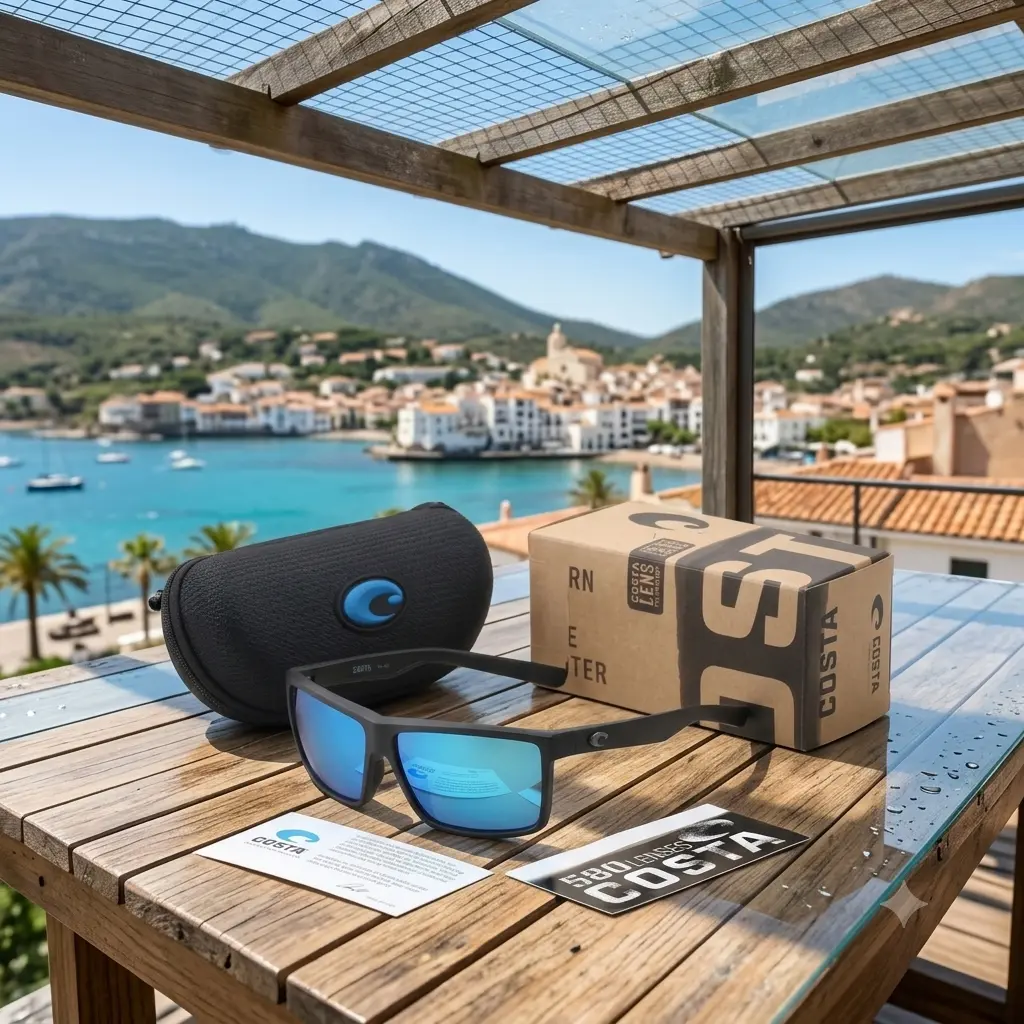 Costa Del Mar Polarized Sunglasses – Trendy Designer Style with HD Glare Reduction for Men & Women
