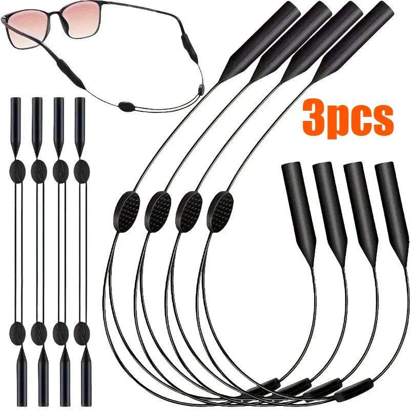 Adjustable Sunglasses Strap, Anti-slip Sunglasses Hanger Strap, Sports Sunglasses Retractable Rope, Outdoor Sports Accessories, Outdoor Gear, Sports Equipment
