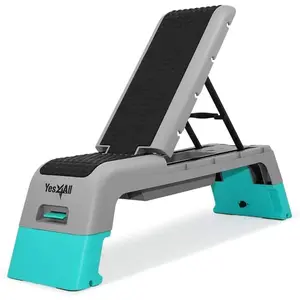 Multifunctional Aerobic Deck - Versatile Fitness Station, Weight Bench, Aerobic Stepper, Plyometrics Box for Cardio Workouts