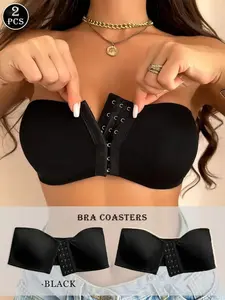 Women's Seamless Wireless Push-Up Bra, Full Coverage Unlined Underwear, Detachable Pads, Adjustable Shoulder Strap Design, All Seasons, Womenswear, Casual, Fit
