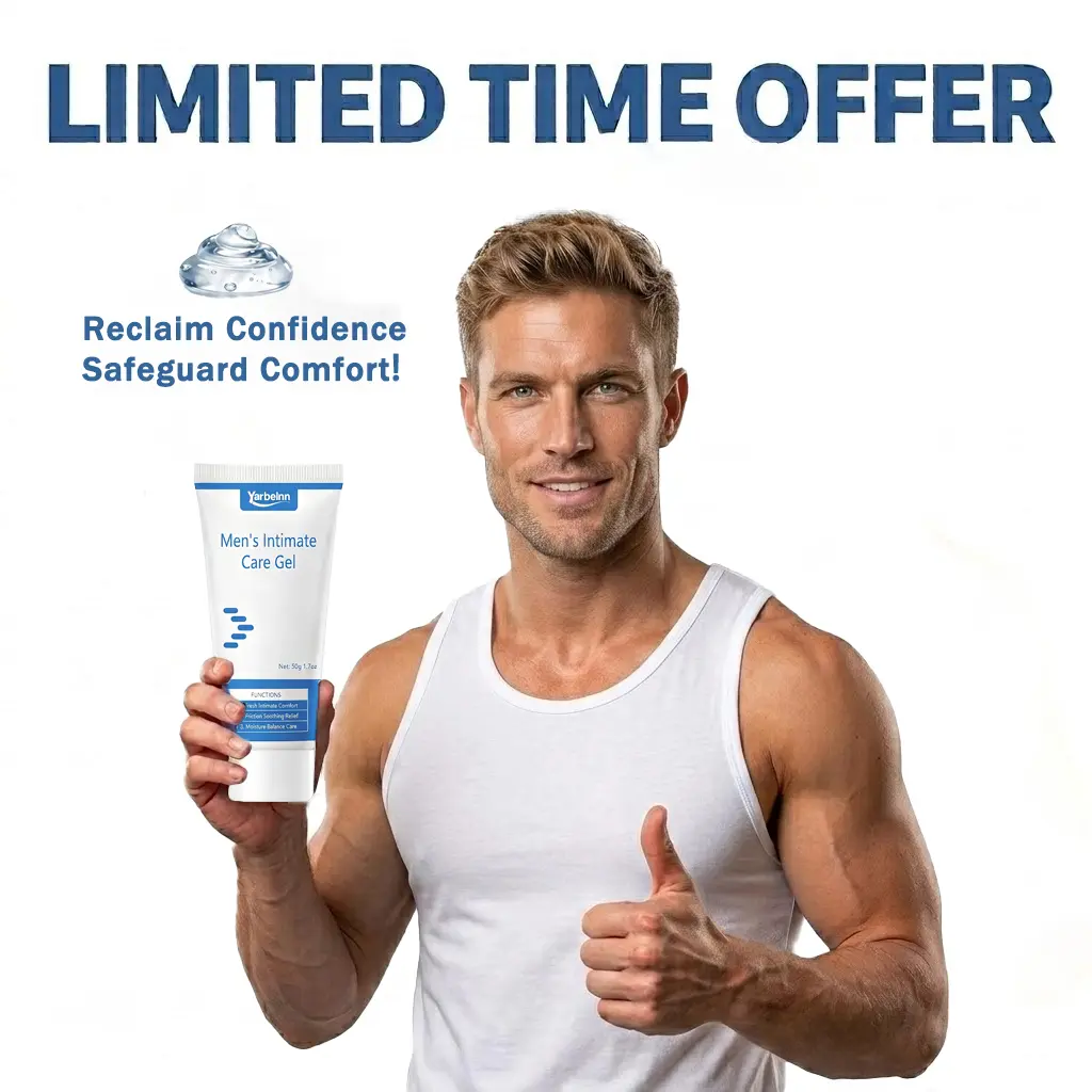 Yarbelnn Men's Intimate Care Gel, Advanced Men's Skin Care Formula, Non-Sticky Moisturizer for Dry Skin