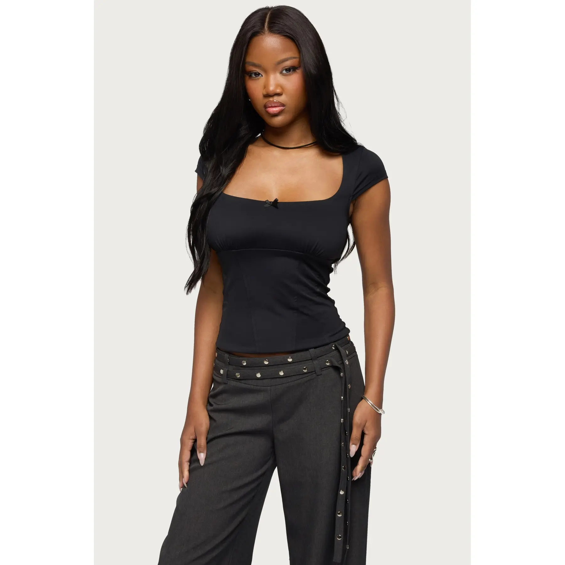 Laiah Square Neck Top