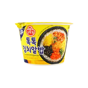 OTTOGI Korean Kimchi & Fish Roe Bibimbap Rice Bowl, 7.83oz