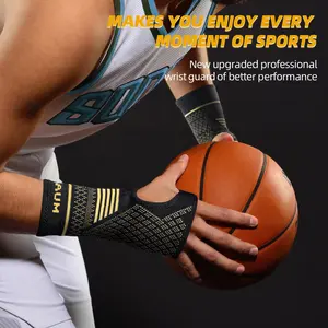 Outdoor riding copper fiber wrist guard copper ion wrist guard, copper wrist compression cover, comfortable and breathable palm guard across