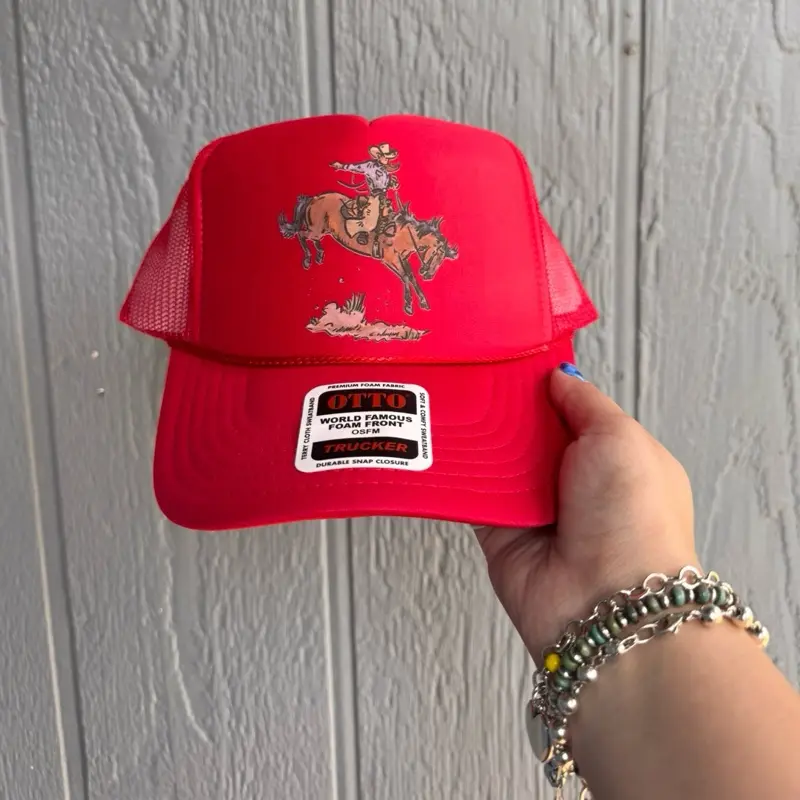 Bronc blaze Trucker hat Bronc blaze Trucker hat