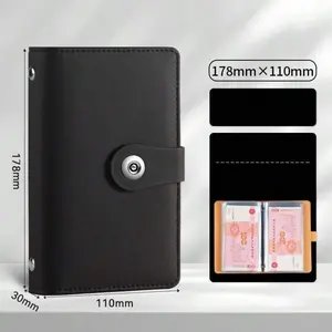 Luxury Money-Saving Business Fashion Wallet & Notebook - Cash Organizer for Family Budgeting, Paper Currency Holder, Durable Finance Pouch