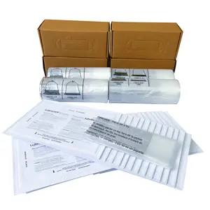 Gaoketop Paper Shredder Waste Liners &SHREDDER OIL | 6.6 Gallons/29 Liters | 4 Rolls+A5-24 SHEETS