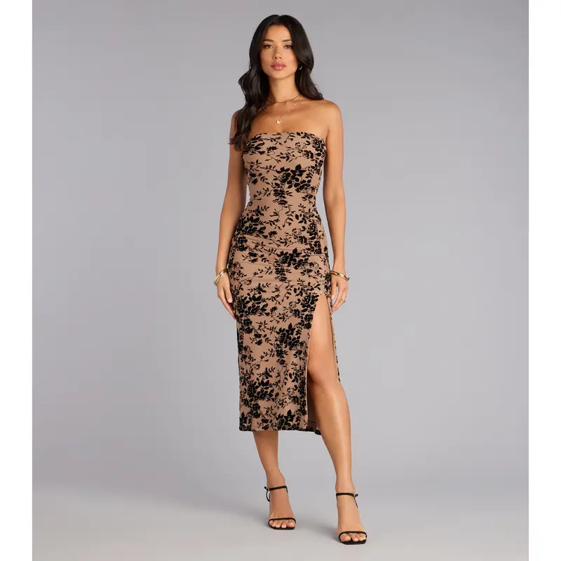 off the shoulder fitted dress Off-The-Shoulder Fitted Dress with Gradient Stripes – Gattinolli by Marwan