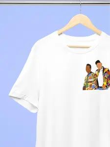 Fresh Prince, DJ Jazzy Jeff, 90s nostalgia, Will Smith, Hip-hop, Sitcom, Iconic duo, Retro style, Vintage vibes, Fresh Prince of Bel Air
