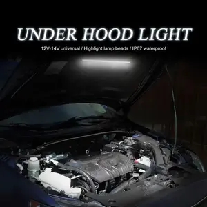 Car Engine Hood Lighting Strip with Control Switch, Universal Car Repair Light, Automotive Maintenance Illumination, Easy Installation