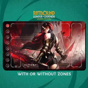 Katarina Playmat, Riftbound Trading Card Game, Deskmat Mousepad Gaming Mat