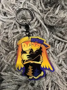 Brandon Works Roblox Arg Brandon and Ozolog1 Double-Sided Acrylic Keychain