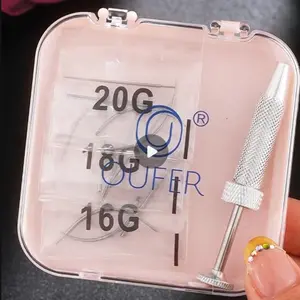 Oufer 6pcs/12pcs 20G/18G/16G Stainless Steel Body Jewelry Changer Piercing Kit - Ball Grabber Tool Piercing Tool for Earrings, Nose Rings, Horseshoe & Lip Jewelry - Durable & Reliable Design