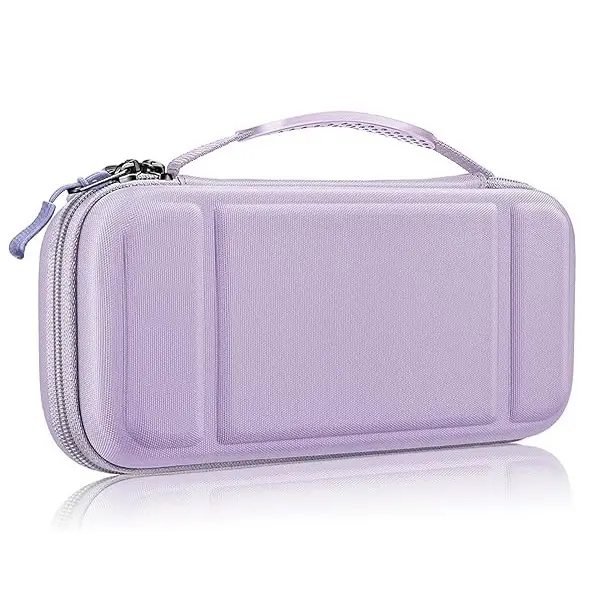 [Case Only] Fintie Carrying Case for Nintendo Switch/Switch OLED with 10 Slots for Game Card, Shockproof HardShell Travel Bag for Switch Game Console