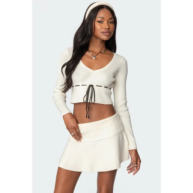 womens shoulder ribbon top - TikTok Shop