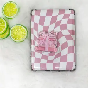 Coquette Cute Bookstack Book Stack Pink Ribbon Magnetic MagSafe, Kindle Grip, Kindle Accessories, Phone Grip,  E-reader Grip grip cute sticky  phone  grip grip holder