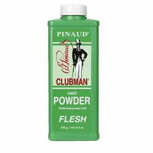 Clubman Finest Flesh – Barber Neck Dusting Powder for Professional Use (9 oz)