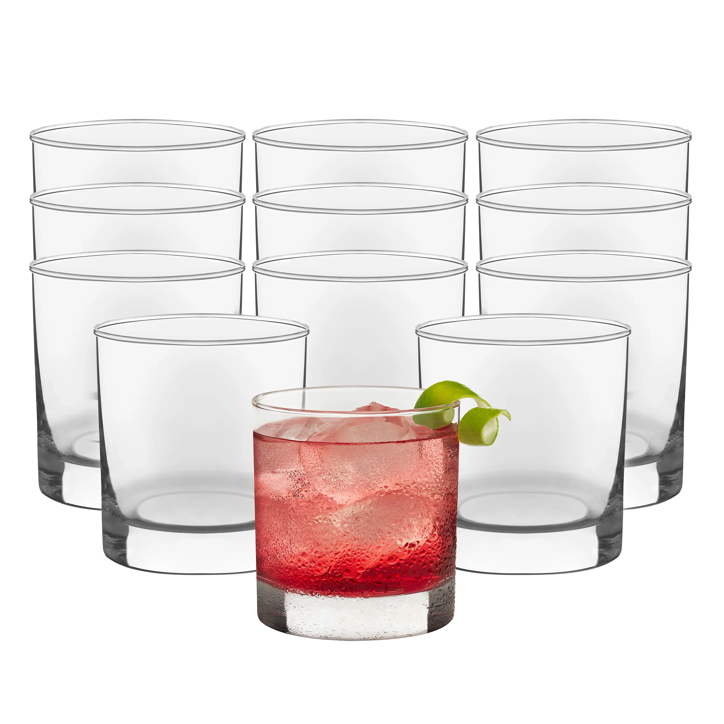 917CD Heavy Base Rocks Glasses Set of 12, Old Fashioned Whiskey Cups 917CD Heavy Base Rocks Glasses Set of 12, Old Fashioned Whiskey Cups