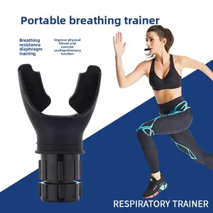 Popular portable breathing trainer for exercising lung capacity, adjustable abdominal breathing trainer