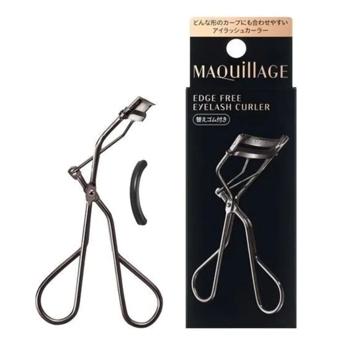 MAQUILLAGE Edge Free Eyelash Curler with Replacement Pad 1 pc
