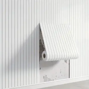 Self-Adhesive 3D Foam Wallpaper, Thickened Sxp Grid Pattern, 40cm X 300cm, Removable Waterproof, Ideal for Ceiling & Bathroom