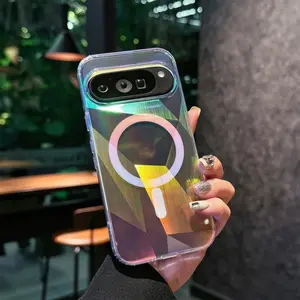 Compatible with Pixel 10A/9Pro XL/10Pro XL Glossy color-plated diamond case -HN327-4