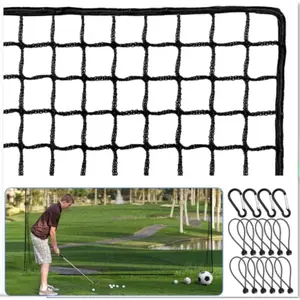 Golf Net,10Ft,15Ft,20Ft,25Ft, 30Ft, 40Ft Golf Practice Net, Practice Barrier Net, Heavy Duty Ball Netting Golf Hitting Net, DIY Ball Net,Baseball Net Hockey Net and Chipping Net