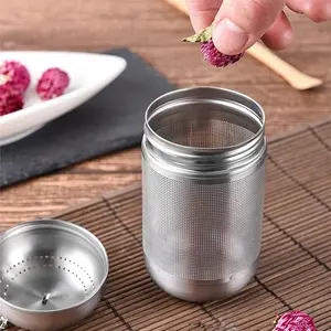 Stainless Steel Tea Infuser Filter Mesh Strainer Herbal Brewing Loose Leaf Maker Water Separator Kitchen Tools