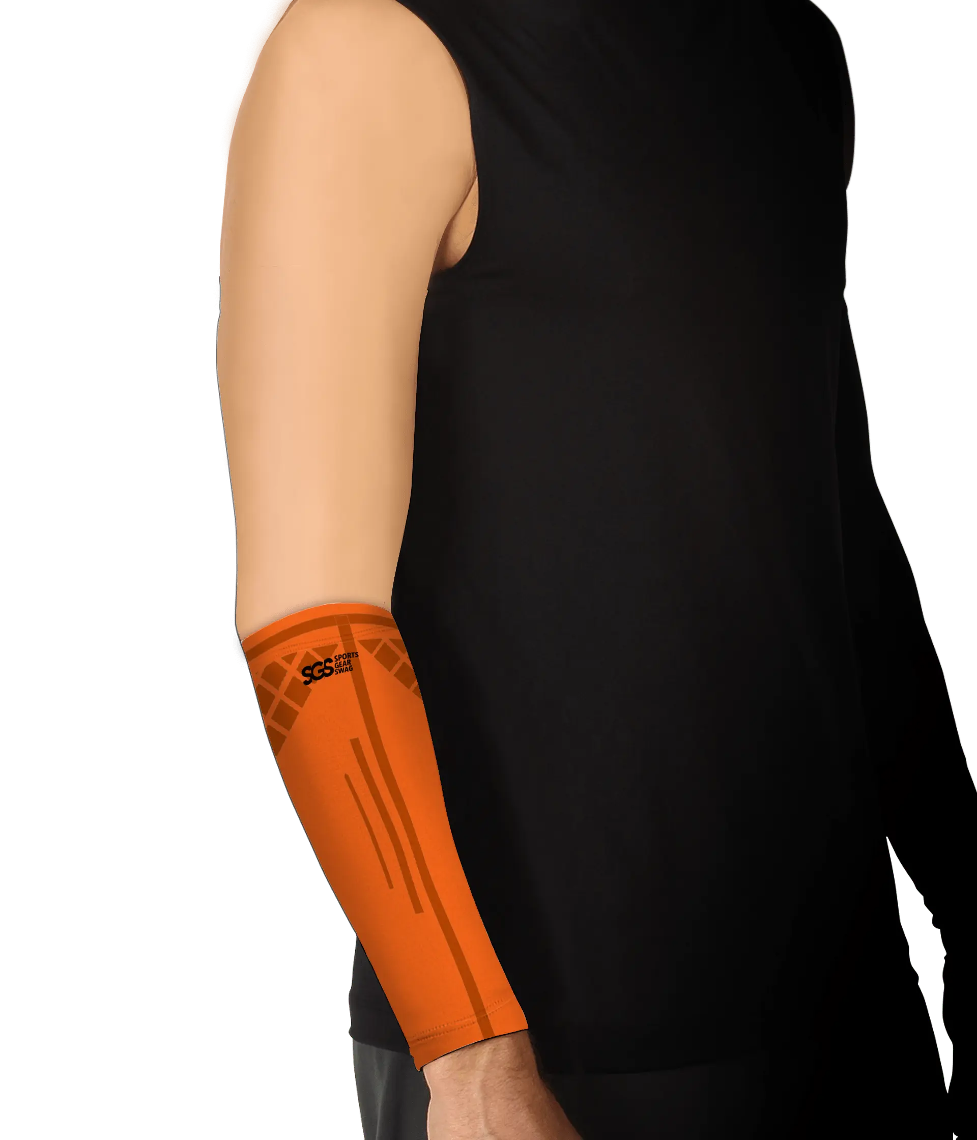 Custom Copper Orange Adult Youth Unisex Forearm Sleeve