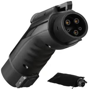 Spring new arrivals Tesla to J1772 Charging Adapter, Max 48 Amp 240V, J1772 EVs Charger Adapter, with IP65 Storage Bag Anti-Drop Lock, for Tesla High Powered Wall Connector, Destination Charger and Mobile Connector